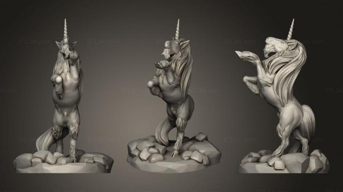 Animal figurines (Unicorn, STKJ_2563) 3D models for cnc
